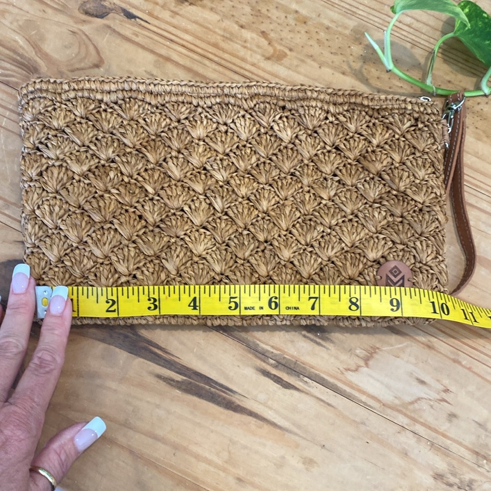 🎉 NEW‼️BEAUTIFUL MASOVA RAPHIA WRISTLET CLUTCH‼️ - Picture 10 of 15